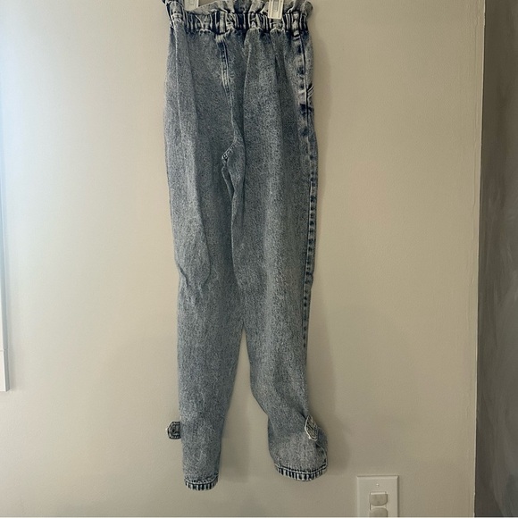 CULPOS X Jean Blouse size small Paperbag-Waist jeans size 0 Created for Macy's - Picture 5 of 8